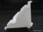 Preview: Jugendstil Lampenschirm, Kegel, opal, gelippter Rand, liegend
