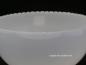 Preview: 2. Wahl Jugendstil Lampenschirm gezahnt, Zahnung am Rand unterschiedlich, opal weiß, Nostalgie Ersatzglas, D: ca. 24cm, H: ca.11cm, Glashalter Griffrand 6cm, Detail Zahnung