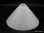 Preview: Schirm gerade Kegelform opal H: 16cm D: 35cm Griffrand: 6 cm