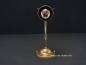 Preview: Schlichte Jugendstil Wandleuchte Messing goldbraun 1xE27/40W, von unten