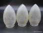 Preview: Jugendstil Lampenschirm satiniert grau mit Sternschliffmuster Griffrand 8cm Konvolut