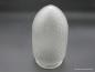 Preview: Jugendstil Lampenschirm grau satiniert Griffrand 8cm