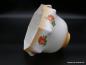 Preview: Schirm gebraucht opal weiß mit Rosendekor  HEA25x18opd