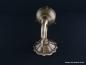Preview: Kleine verspielte Jugendstil Wandleuchte goldbraun 1xE27/40W, von unten