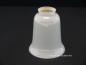 Preview: Jugendstil Lampenschirm gebraucht, Glas elfenbeinfarben glänzend, glatte Wandung, Tulpenform, Ersatzglas für alte Lampen, D: ca.12cm, H: ca.13cm, Glashalter Griffrand Ø6cm