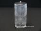 Preview: Jugendstil Lampenschirm gebraucht, antikes Glas grau satiniert, rundum mit Ätzdekor verziert, gerader Zylinder mit kurzem Dorn im Boden, Ersatzglas für alte Lampen, D: ca.8,5cm, H: ca.16,5cm, Glashalter Griffrand Ø8cm