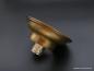 Preview: Jugendstil Deckenlampengestell Messing goldbraun 1xE27/40W liegend