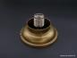 Preview: Jugendstil Deckenlampengestell Messing goldbraun 1xE27/40W
