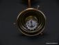 Preview: Jugendstil Stableuchtengestell aus Messing goldbraun patiniert 1xE27/40W, Detail Fassung