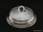 Preview: Kleine Art Deco Deckenlampe Nickel matt 1xE27/40W