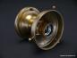 Preview: Deckenlampengestell Messing goldbraun patiniert für Schirme mit Griffrand 10cm 1xE27/40W, seitlich