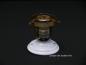 Preview: Jugendstil Deckenlampe mit Porzellanfuß Metallfassung E27/60W