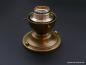 Preview: Jugendstil Deckenlampe Messing goldbraun 1xE27/60W