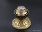 Preview: Verzierte Jugendstil Deckenlampe Messing goldbraun 1xE27/60W