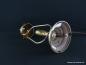 Preview: kleine Jugenstil-Beistelllampe Messing goldbraun 1xE14/40W, liegend