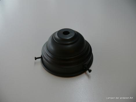 Glashalter Griffrand 8cm Messing dunkel