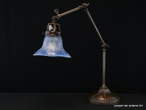 Jugendstiltischleuchte mehrfach verstellbar