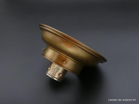 Jugendstil Deckenlampengestell Messing goldbraun 1xE27/40W liegend