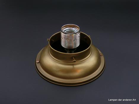 Jugendstil Deckenlampengestell Messing goldbraun 1xE27/40W