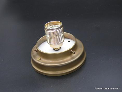Typische Art Deco Deckenlampe Messing 1xE27/40W