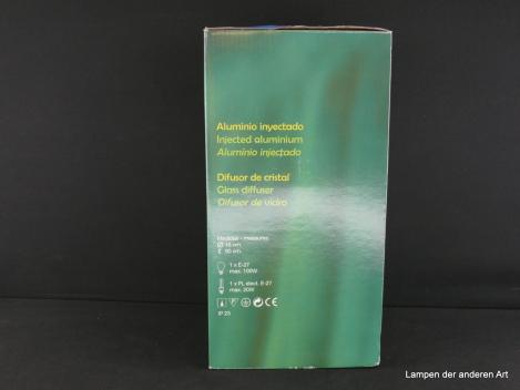 Origialkarton für die Außenleuchte, Detail technische Daten