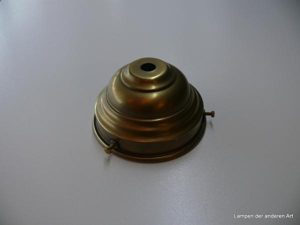 Glashalter Griffrand 8cm Messing dunkel