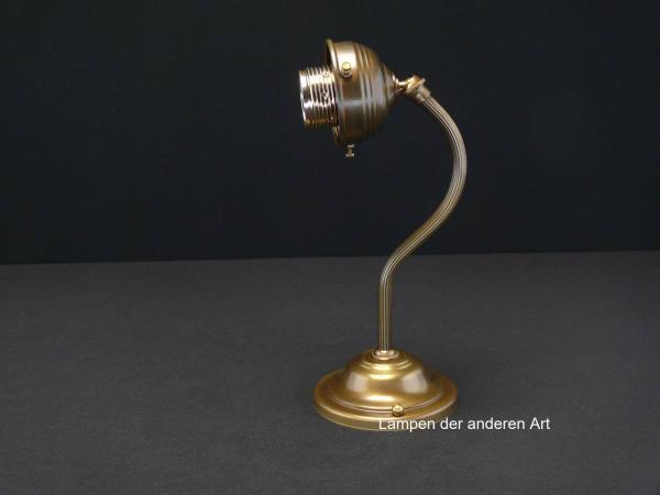 Schlichte Jugendstil Wandleuchte Messing goldbraun 1xE27/40W, seitlich