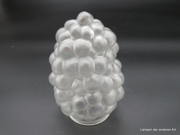Schirm gebraucht satiniert grau Traubenform HEA1318sat