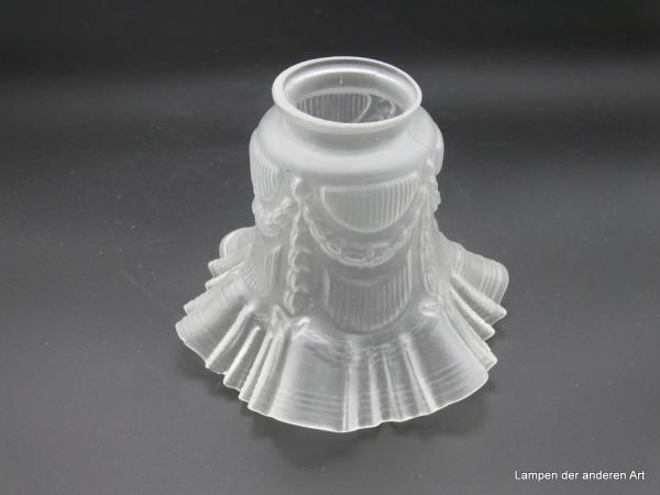 Schirm gebraucht Blütenform satiniert grau  HEA14x13sat