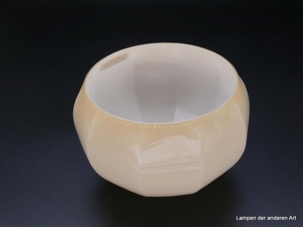 Art Deco Lampenschirm gebraucht elfenbeinfarben HEA15x11eb von unten