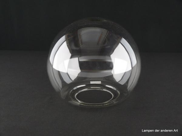 Original Ersatzglas für Steinel Außenleuchte, Klarglas, Ersatzschirm, D: ca. 21cm, H: ca. 19cm, ohne Griffrand, Öffnung ca. 8,5cm, gebraucht