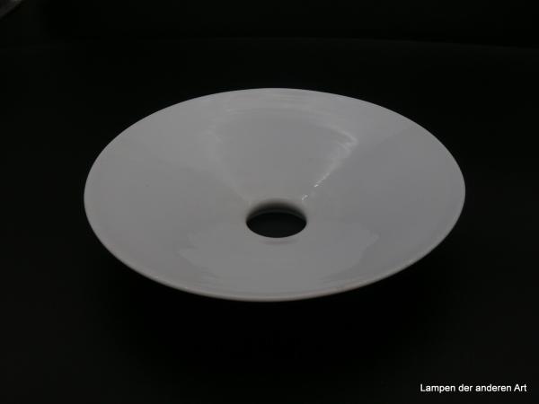 flacher Jugendstil Kegelschirm gebraucht, dunkelgrün (flaschengrün)  D=26cm, H=7cm, Griffrand 6cm, gestempelt: EMELITE Marke INTERNATIONAL von unten