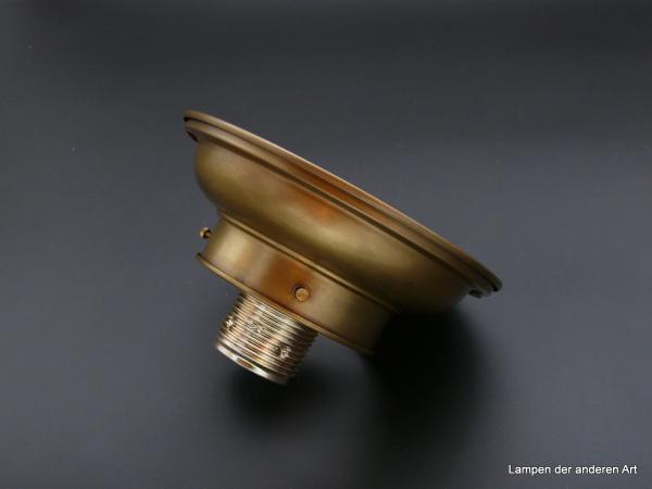 Jugendstil Deckenlampengestell Messing goldbraun 1xE27/40W liegend