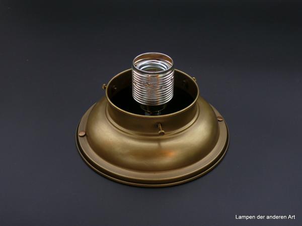 Jugendstil Deckenlampengestell Messing goldbraun 1xE27/40W