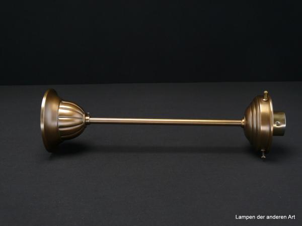 Jugendstil Stableuchtengestell aus Messing goldbraun patiniert 1xE27/40W, liegend
