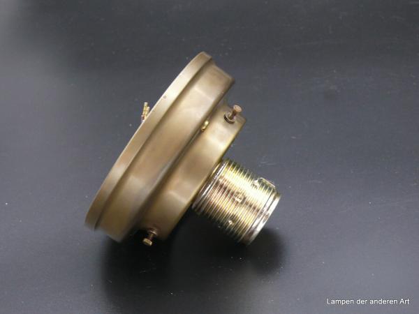 Typische Art Deco Deckenlampe Messing 1xE27/40W liegend