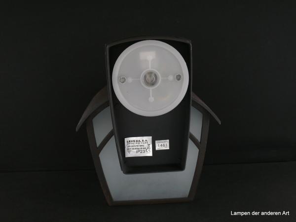 Wandleuchte Alba für Außen aus Aluminium Spritzguss rostbraun,hinten