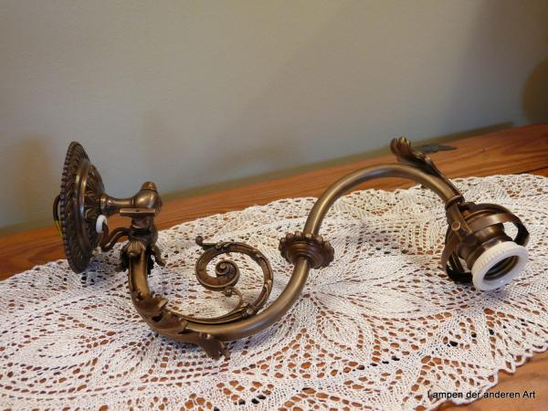 Jugendstil Wandleuchte - ehemals Gasbetrieb restauriert