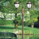 Ständerlampe AL 6603 H=307cm  2xE27/100W  65Kg