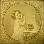 PLP 2285 Mädchen beim pudern 15x15cm
